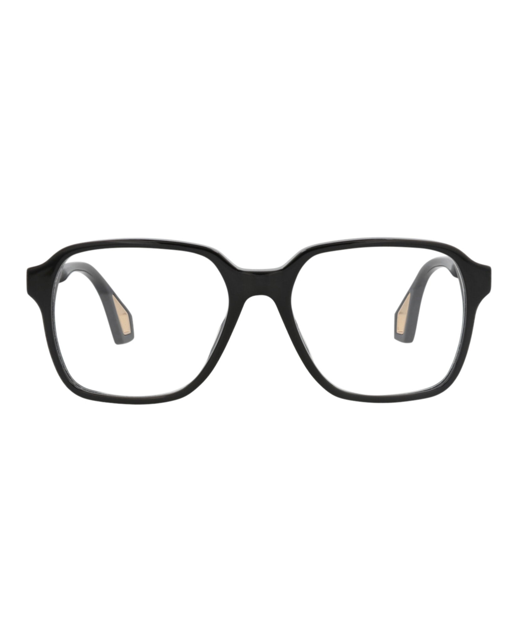 Gucci Mens Square/Rectangle Black Black Transparent Fashion Designer Eyewear