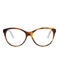 Gucci Womens Round/Oval Havana Havana Transparent Fashion Designer Eyewear