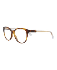 Gucci Womens Round/Oval Havana Havana Transparent Fashion Designer Eyewear