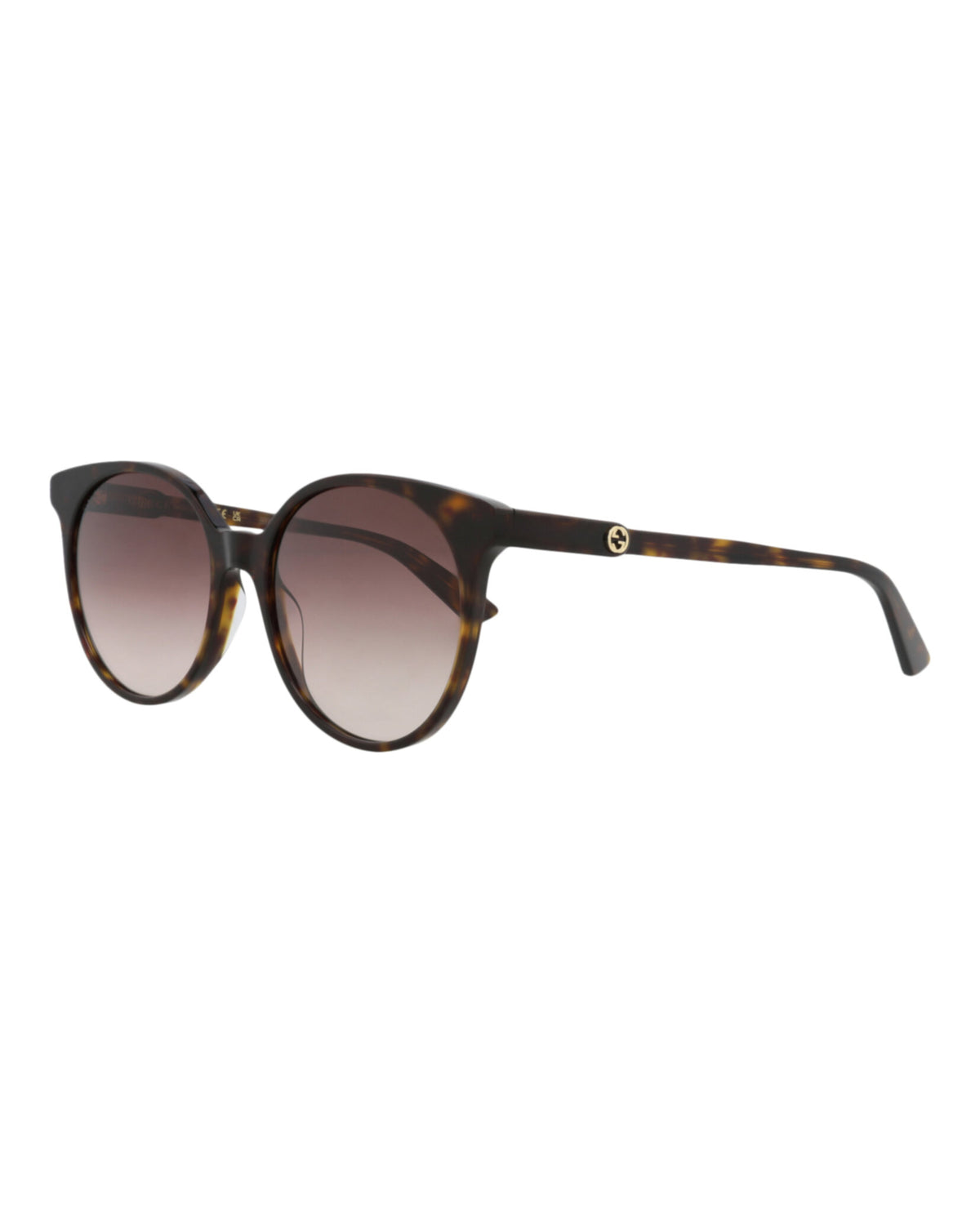 Gucci Womens Round/Oval Havana Havana Brown Fashion Designer Eyewear