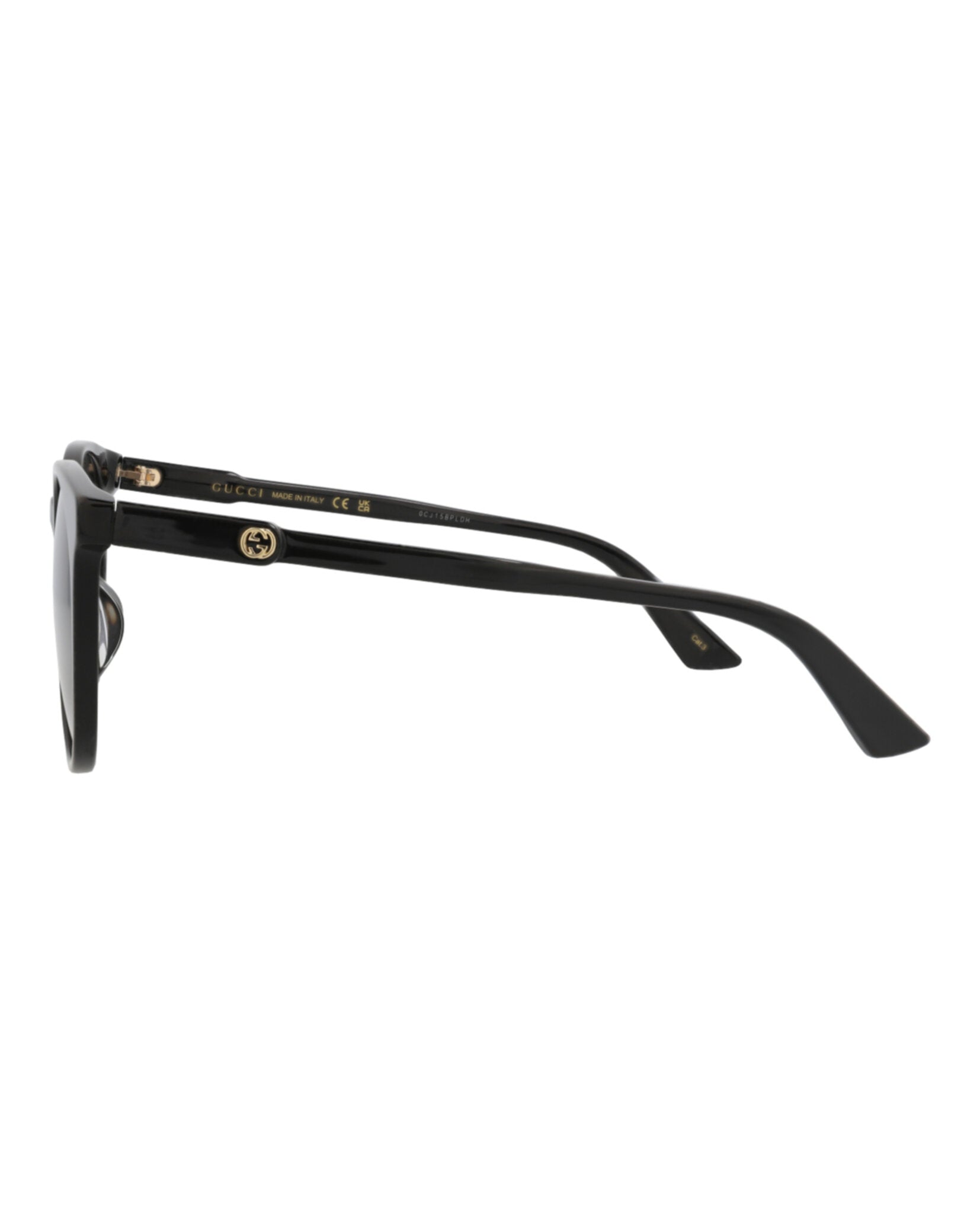 GUCCI グッチ サングラス 56□17 150 GG0488SA ブラック×グレー Gucci Womens Round/Oval Black Black Grey Fashion Designer Eyewear