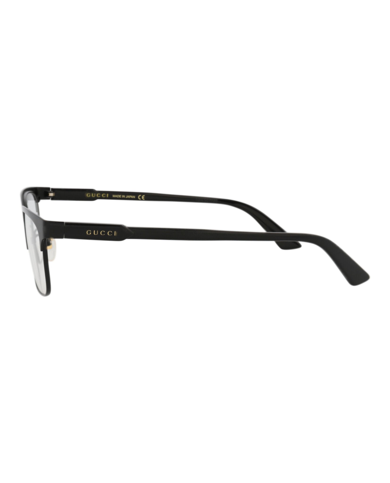 Gucci Gucci Unisex Square/Rectangle Black Black Transparent Fashion Designer Eyewear