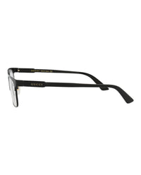 Gucci Gucci Unisex Square/Rectangle Black Black Transparent Fashion Designer Eyewear