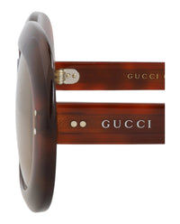 Gucci Gucci Unisex Round/Oval Havana Havana Yellow Fashion Designer Eyewear