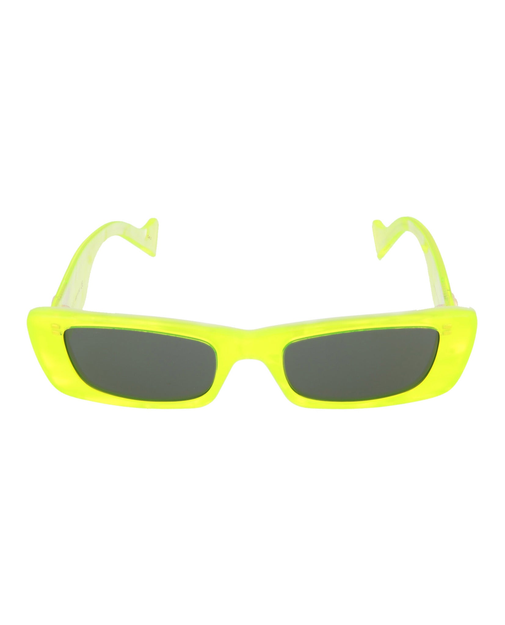 Gucci Gucci Womens Square/Rectangle Yellow Yellow Grey Fashion Designer Eyewear