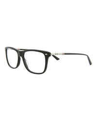 Gucci Mens Square/Rectangle Black Ruthenium Transparent Fashion Designer Eyewear