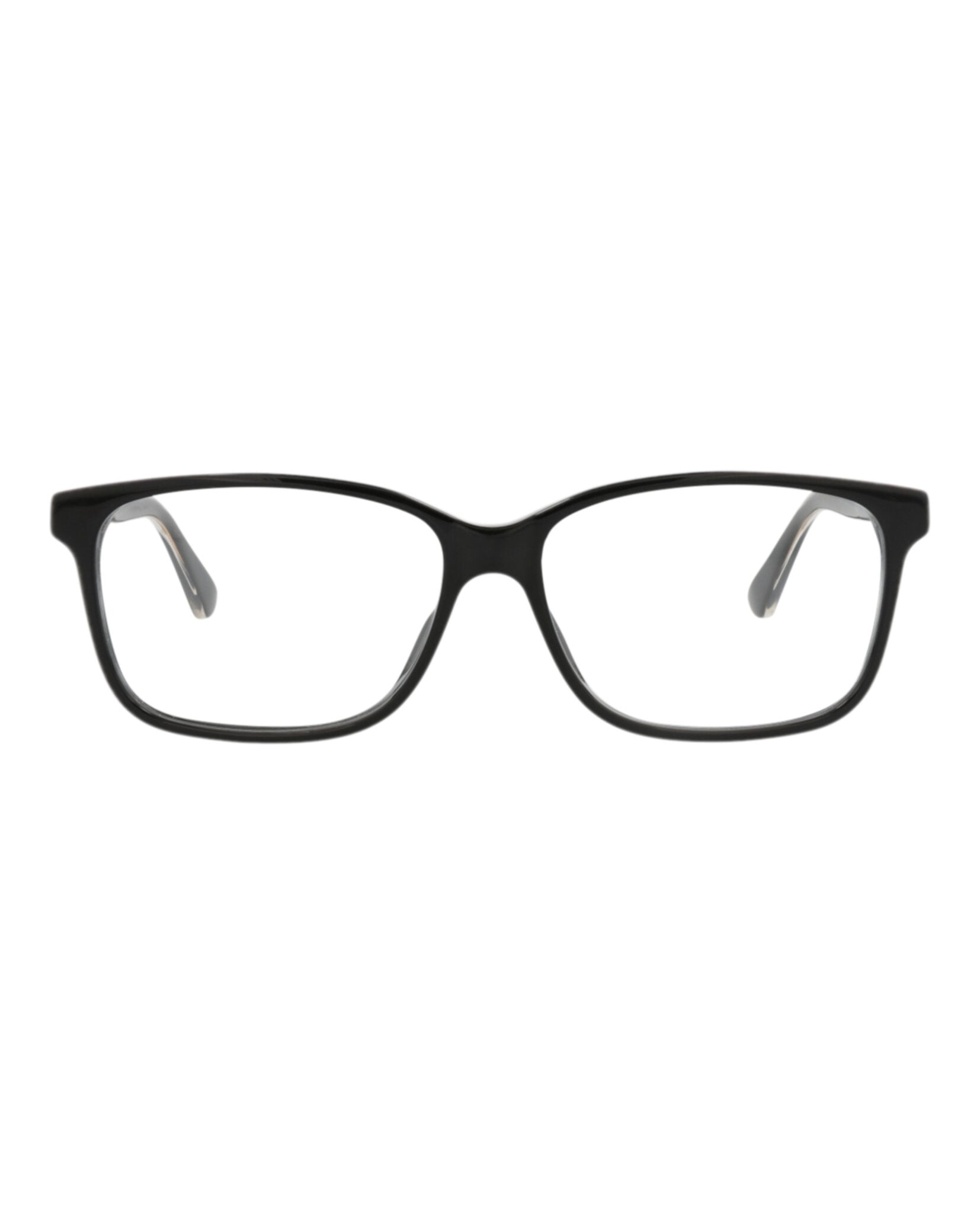 Gucci Gucci Mens Square/Rectangle Black Crystal Transparent Fashion Designer Eyewear