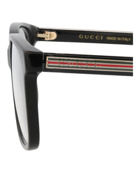 Gucci Gucci Mens Square/Rectangle Black Crystal Transparent Fashion Designer Eyewear
