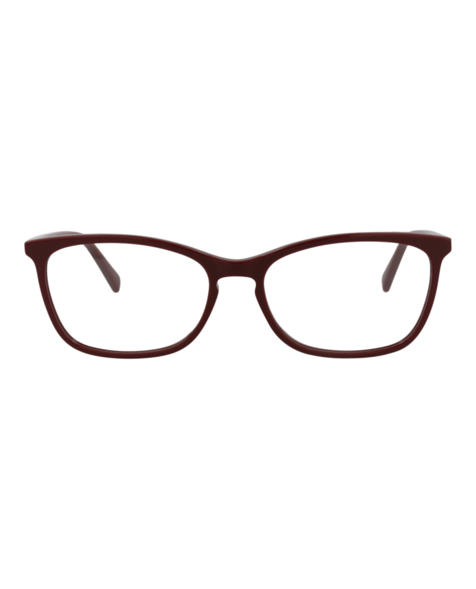 Gucci Womens Square/Rectangle Burgundy Burgundy Transparent Fashion Designer Eyewear