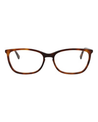 Gucci Womens Square/Rectangle Havana Havana Transparent Fashion Designer Eyewear
