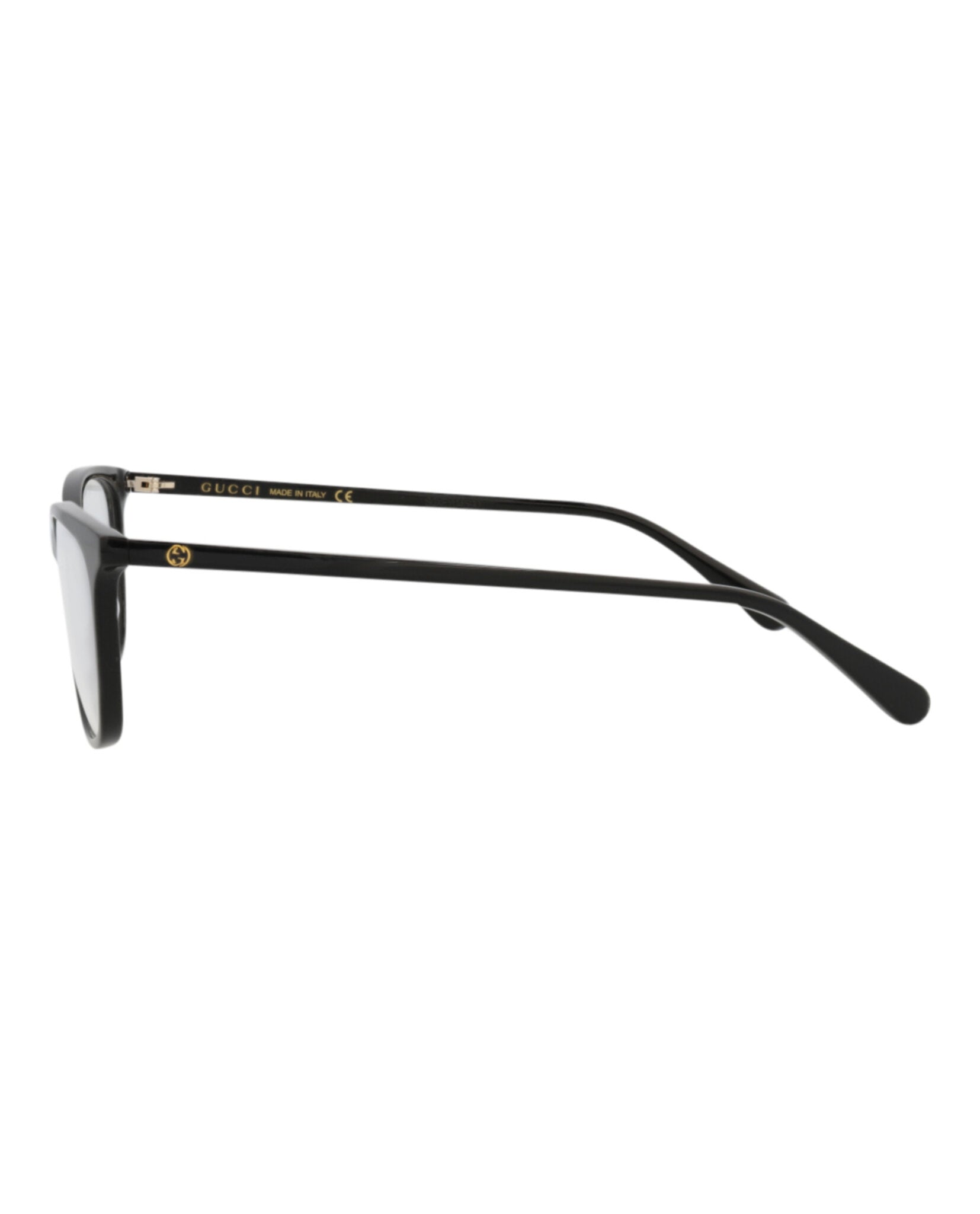 Gucci Womens Round/Oval Black Black Transparent Fashion Designer Eyewear