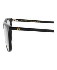 Gucci Womens Round/Oval Black Black Transparent Fashion Designer Eyewear