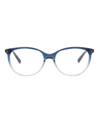 Gucci Womens Cat Eye Blue Blue Transparent Fashion Designer Eyewear