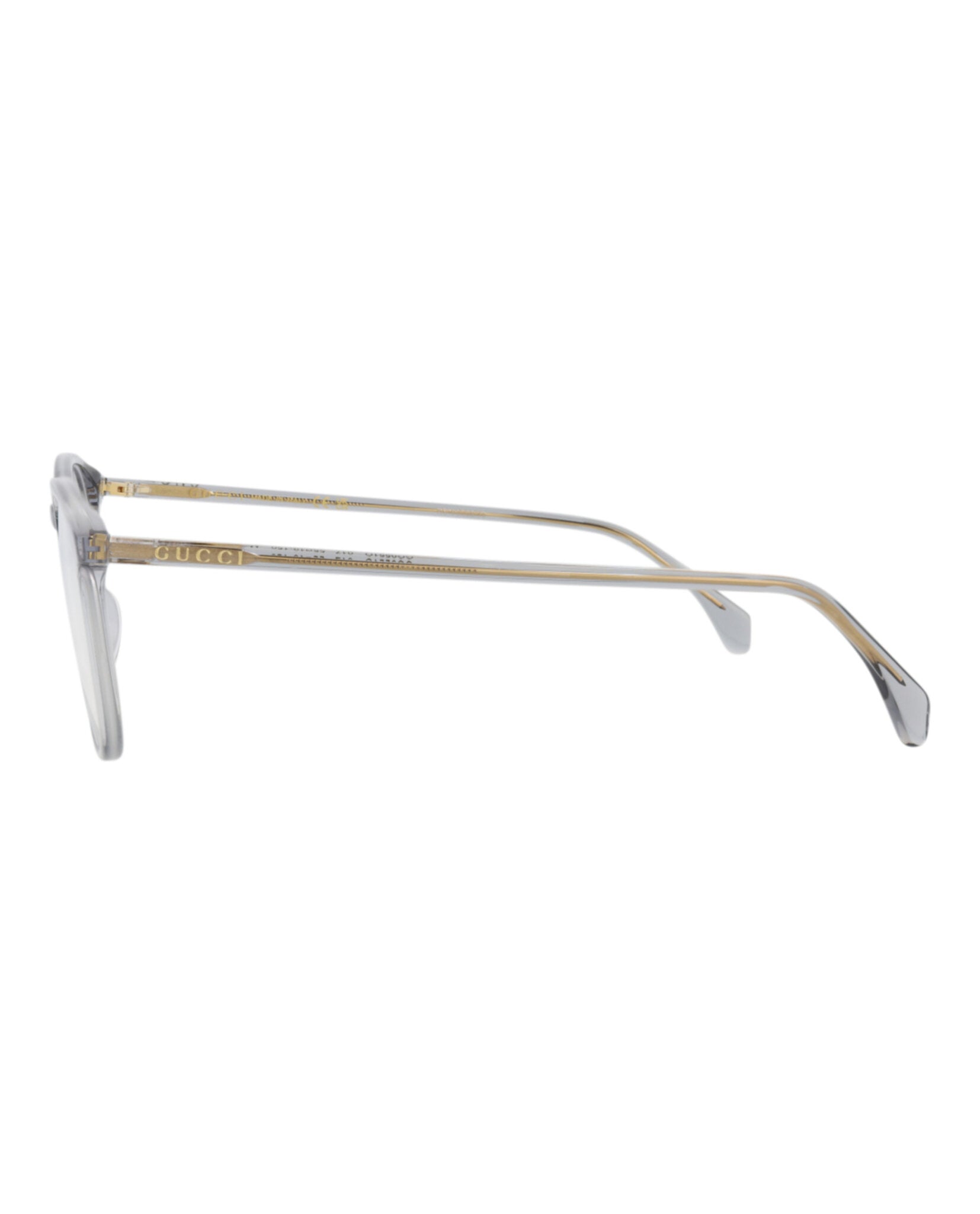 Gucci Mens Round/Oval Light Blue Light Blue Transparent Fashion Designer Eyewear