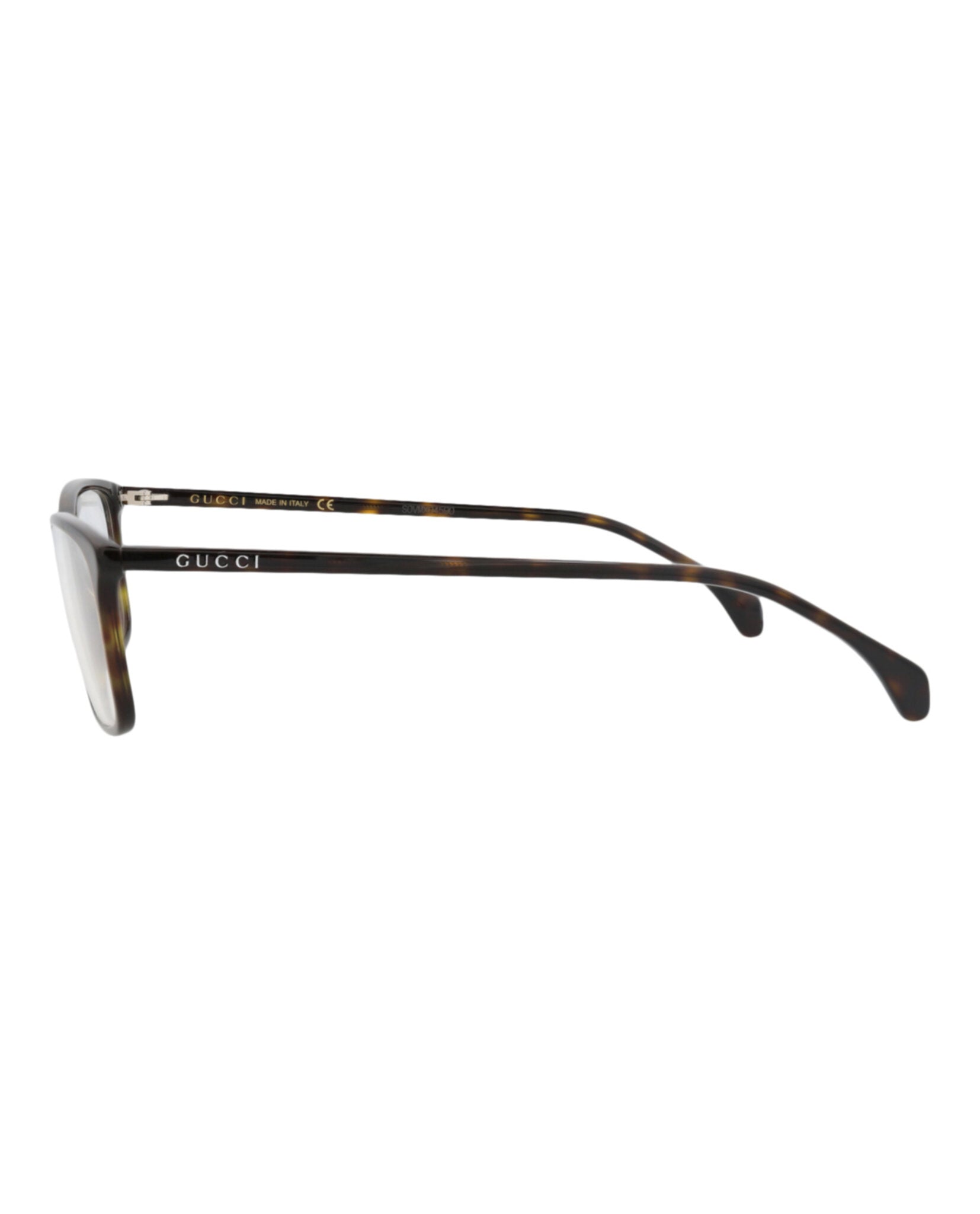 Gucci Gucci Mens Square/Rectangle Havana Havana Transparent Fashion Designer Eyewear