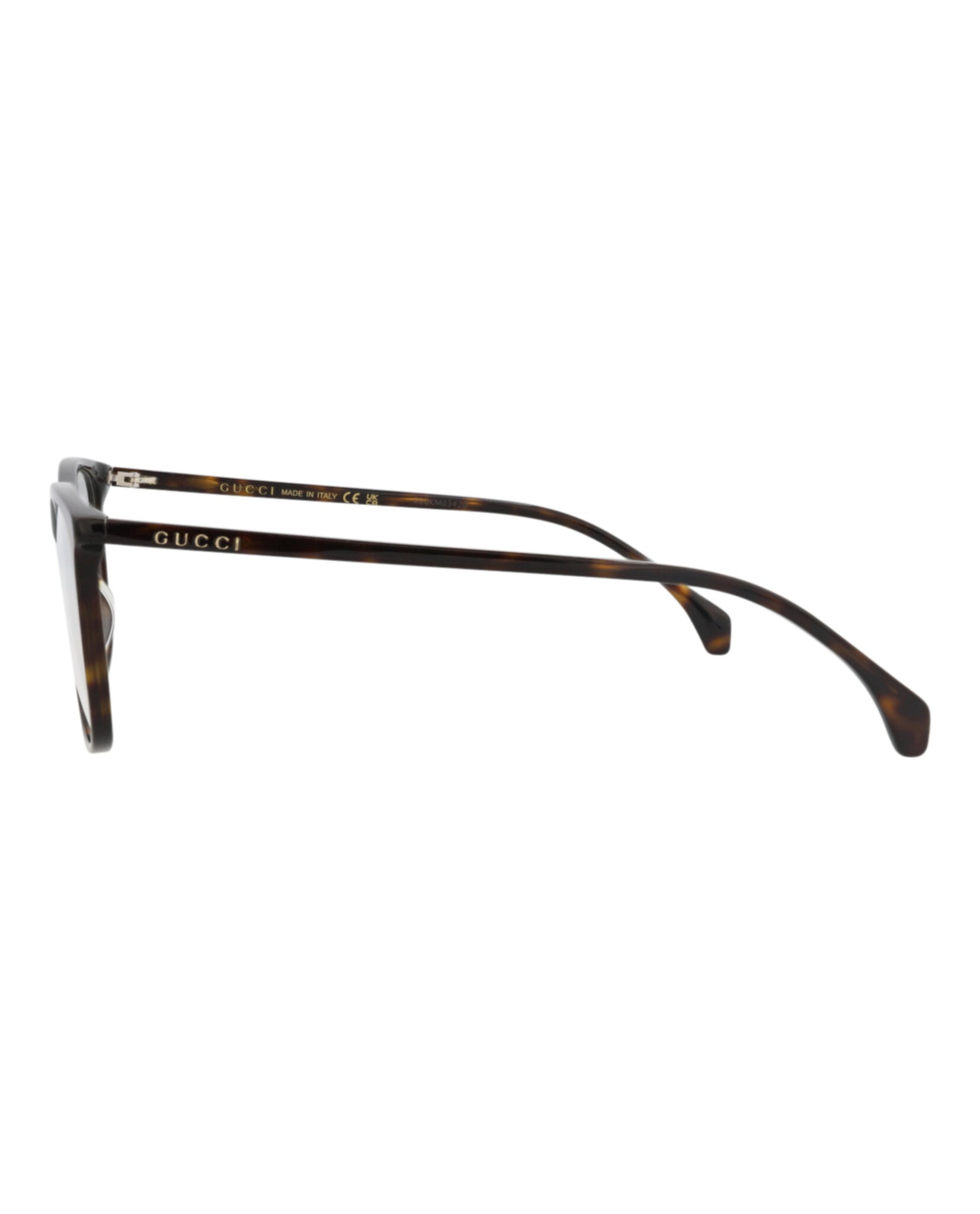 Gucci Mens Square/Rectangle Havana Havana Transparent Fashion Designer Eyewear