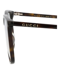 Gucci Mens Square/Rectangle Havana Havana Transparent Fashion Designer Eyewear