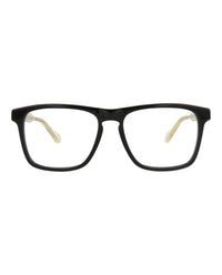 Gucci Mens Square/Rectangle Black Crystal Transparent Fashion Designer Eyewear