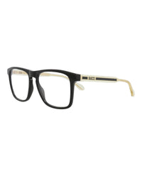 Gucci Mens Square/Rectangle Black Crystal Transparent Fashion Designer Eyewear