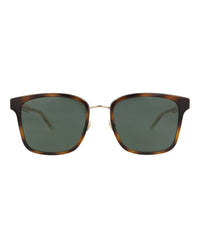 Gucci Gucci Mens Square/Rectangle Havana Crystal Green Fashion Designer Eyewear