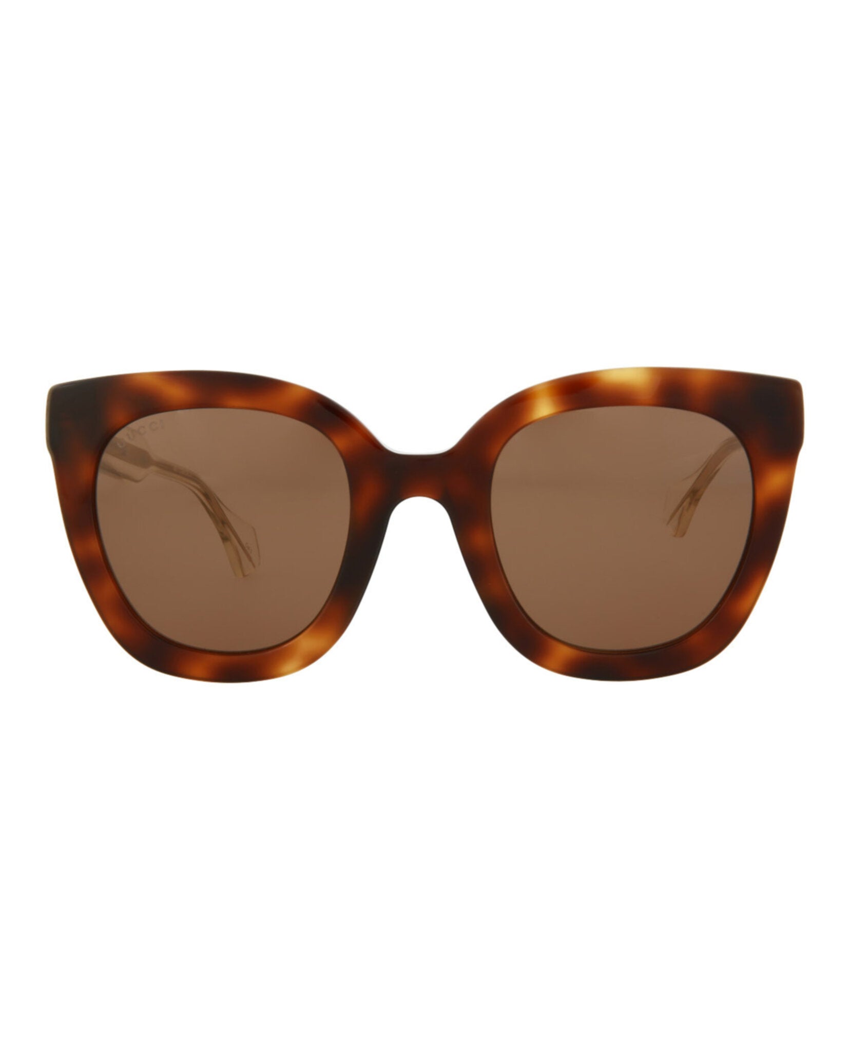 Gucci Womens Cat Eye Havana Crystal Brown Fashion Designer Eyewear