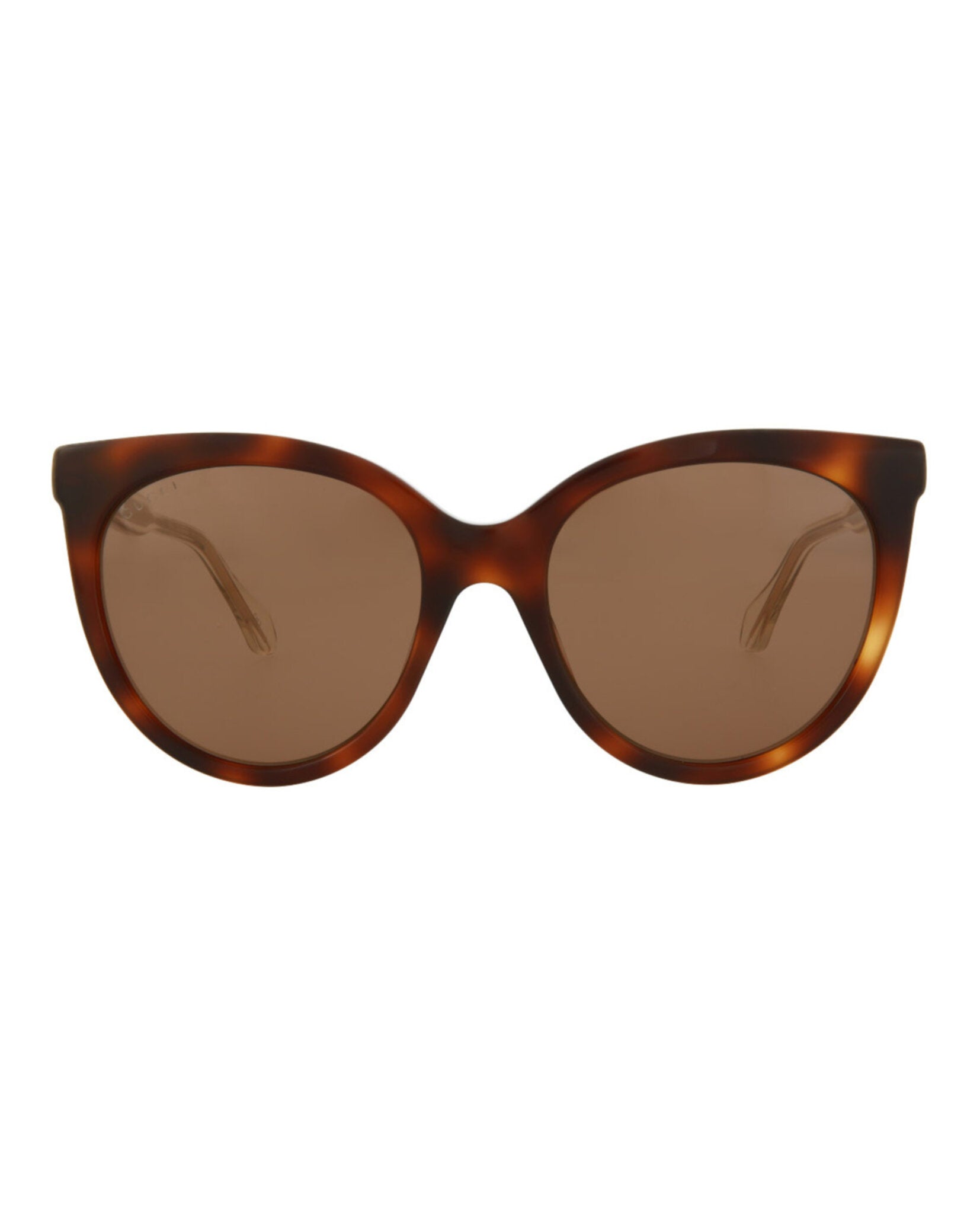 Gucci Gucci Womens Cat Eye Havana Crystal Brown Fashion Designer Eyewear