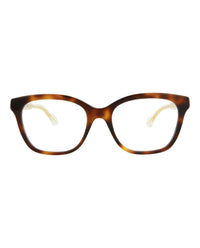 Gucci Gucci Womens Square/Rectangle Havana Crystal Transparent Fashion Designer Eyewear