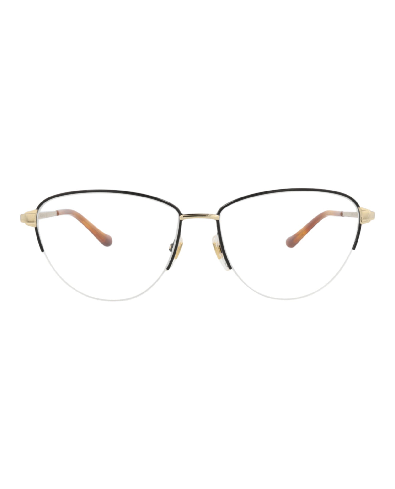 Gucci Gucci Womens Cat Eye Black Gold Transparent Fashion Designer Eyewear