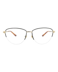 Gucci Gucci Womens Cat Eye Black Gold Transparent Fashion Designer Eyewear