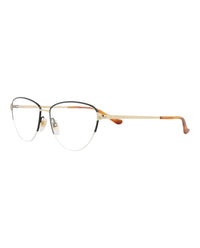 Gucci Gucci Womens Cat Eye Black Gold Transparent Fashion Designer Eyewear