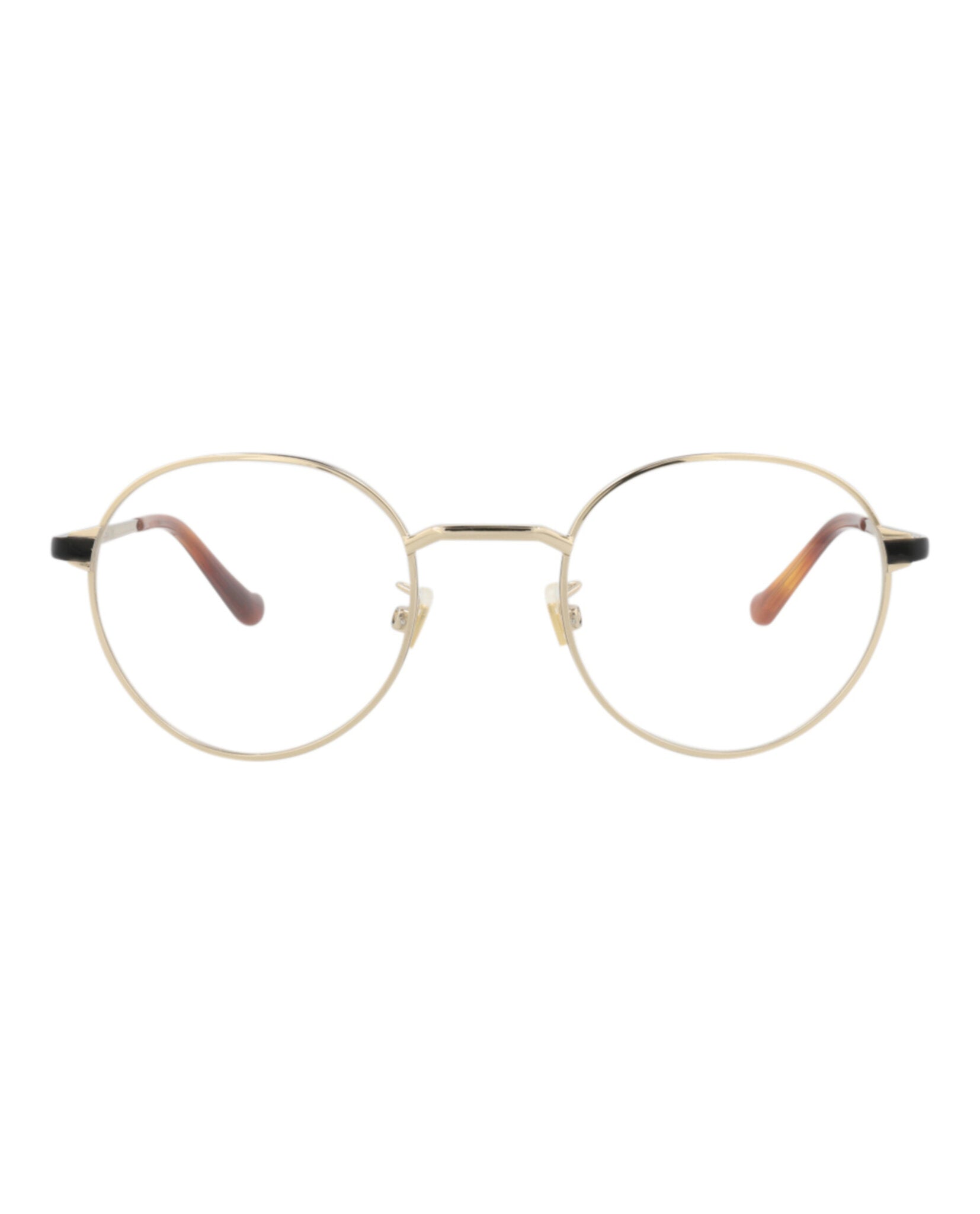 Gucci Unisex Round/Oval Gold Black Transparent Fashion Designer Eyewear
