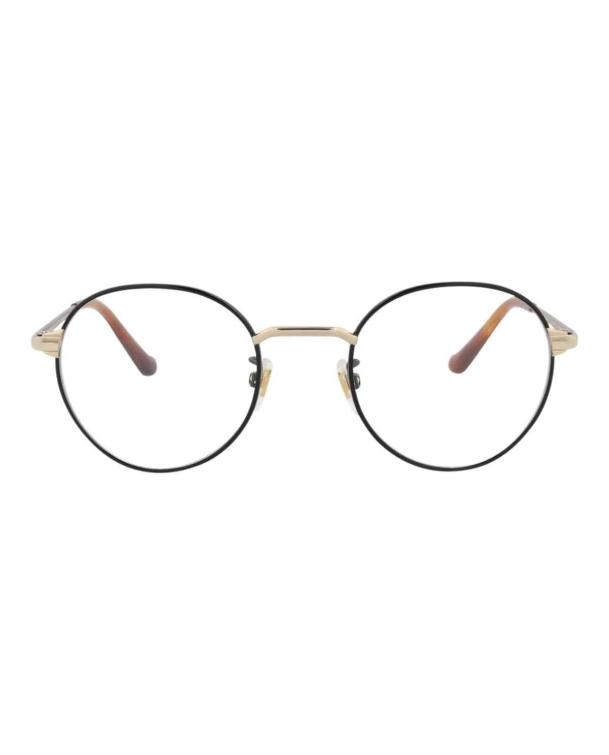 Gucci Unisex Round/Oval Black Gold Transparent Fashion Designer Eyewear