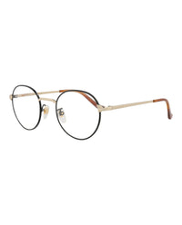 Gucci Unisex Round/Oval Black Gold Transparent Fashion Designer Eyewear