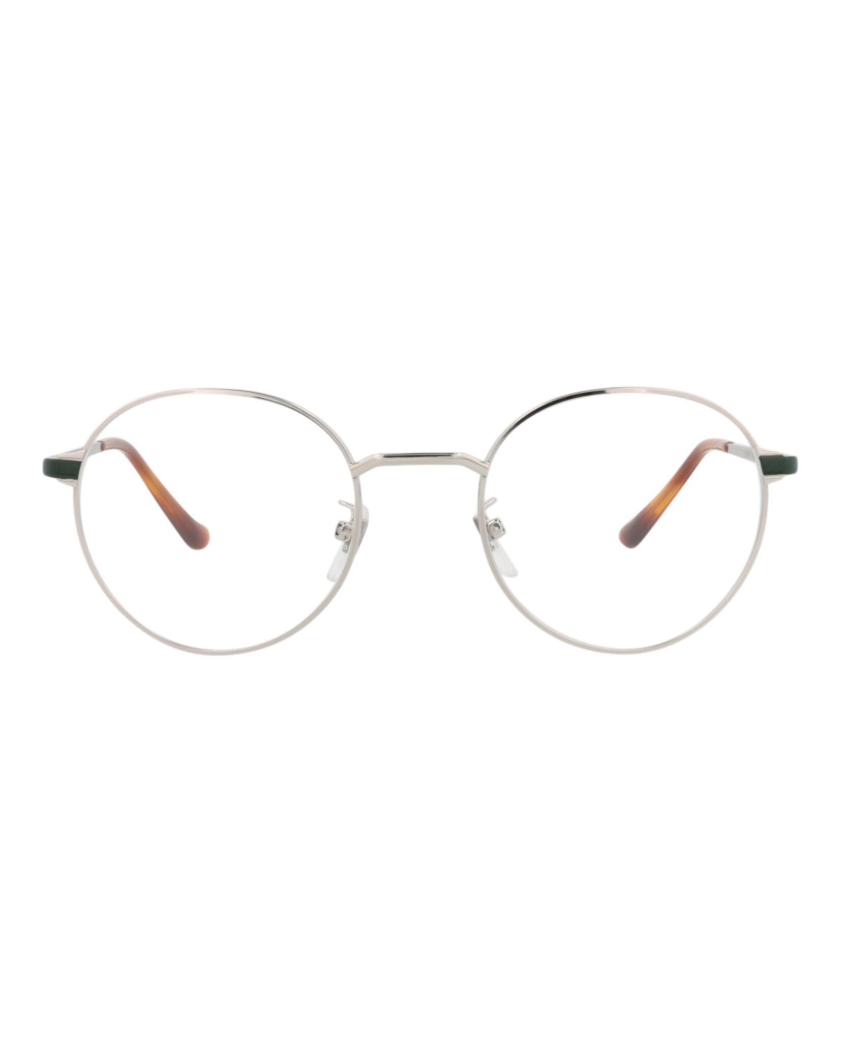 Gucci Unisex Round/Oval Silver Green Transparent Fashion Designer Eyewear