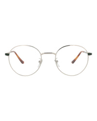 Gucci Unisex Round/Oval Silver Green Transparent Fashion Designer Eyewear