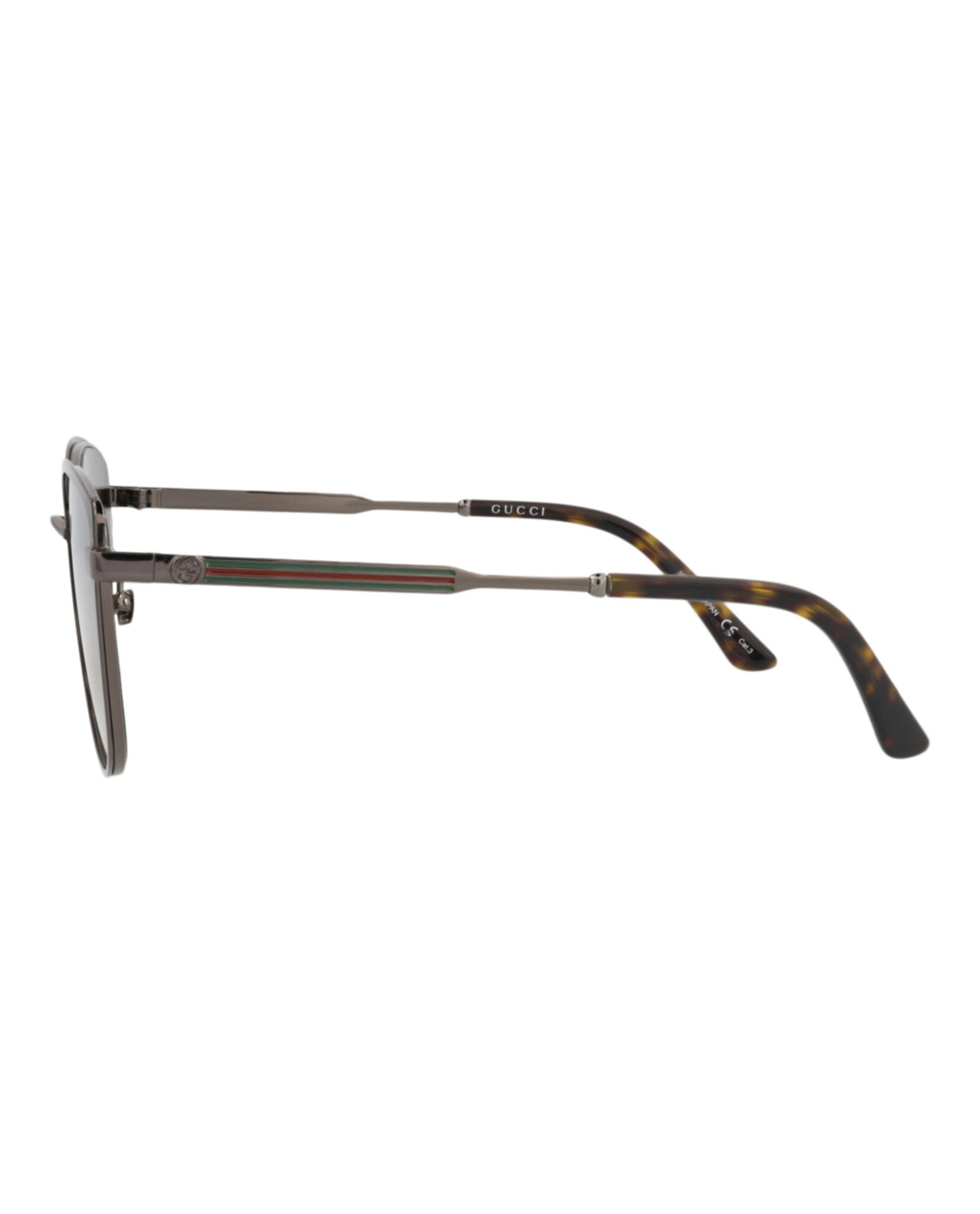 Gucci Gucci Womens Cat Eye Brown Ruthenium Brown Fashion Designer Eyewear