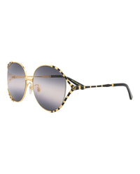 Gucci Womens Round/Oval Gold Black Grey Fashion Designer Eyewear
