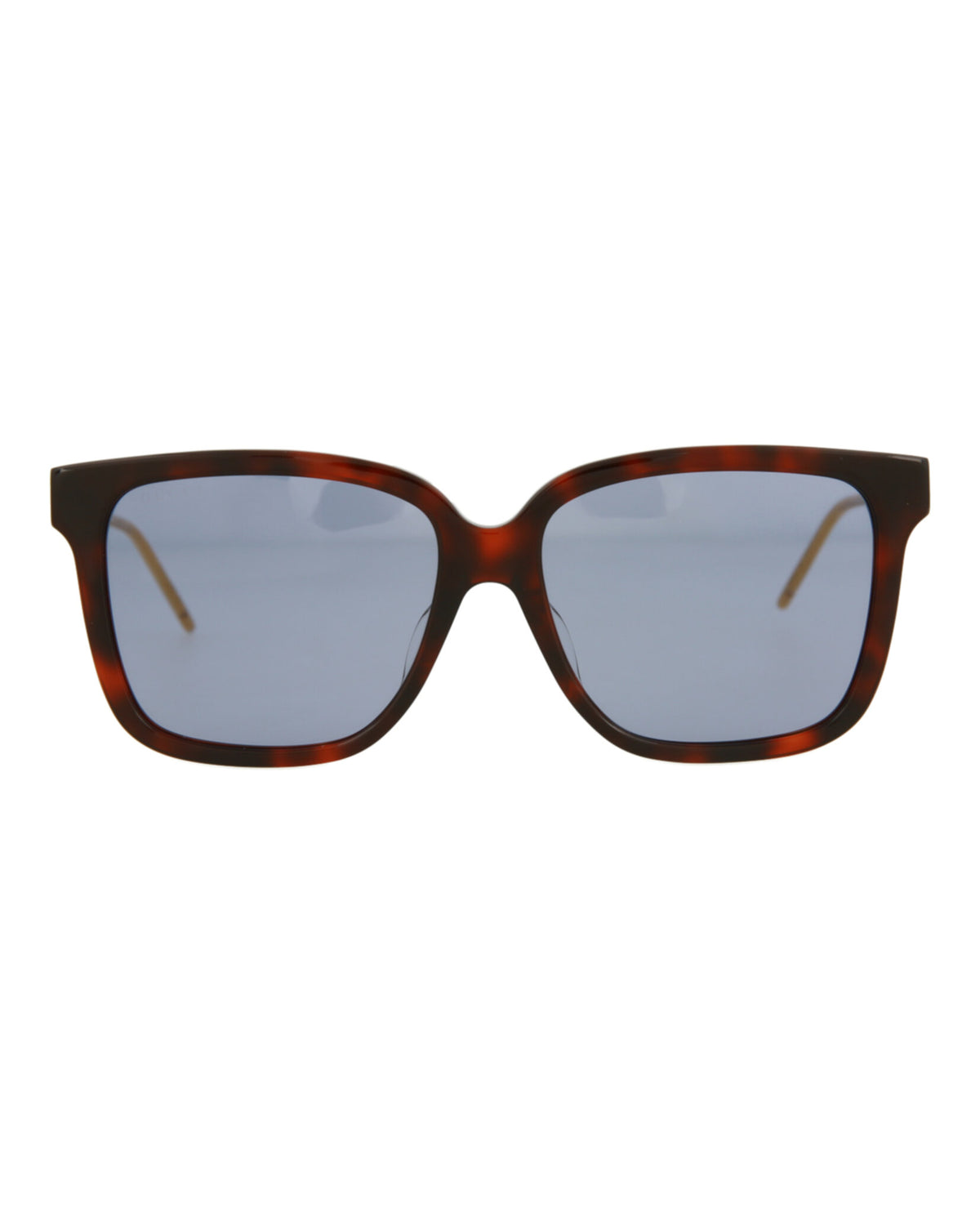 Gucci Gucci Womens Square/Rectangle Havana Havana Blue Fashion Designer Eyewear