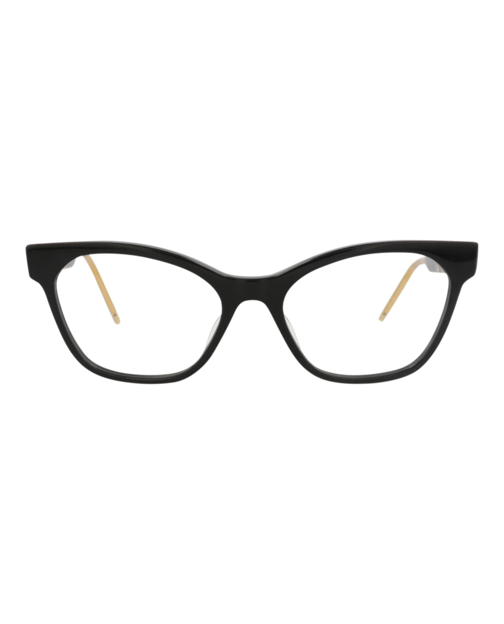 Gucci Gucci Womens Cat Eye Black Black Transparent Fashion Designer Eyewear