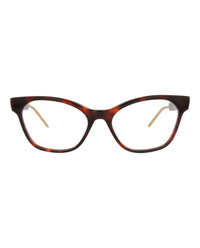 Gucci Gucci Womens Cat Eye Havana Havana Transparent Fashion Designer Eyewear