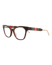 Gucci Gucci Womens Cat Eye Havana Havana Transparent Fashion Designer Eyewear
