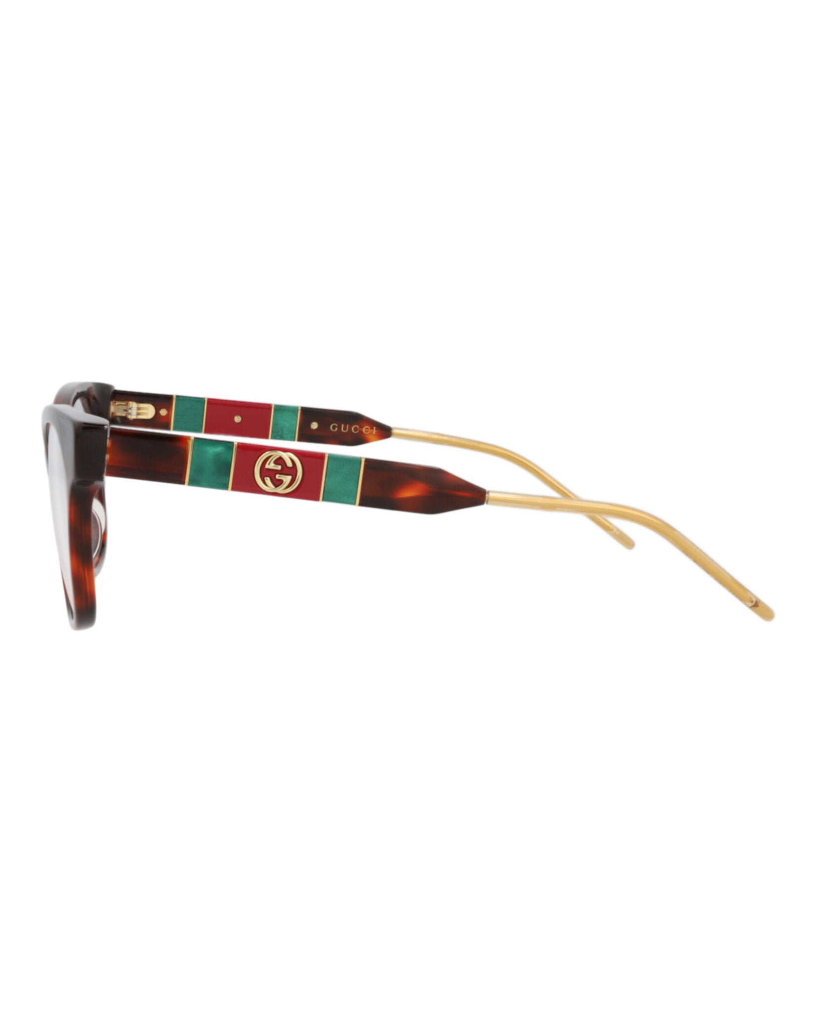 Gucci Gucci Womens Cat Eye Havana Havana Transparent Fashion Designer Eyewear