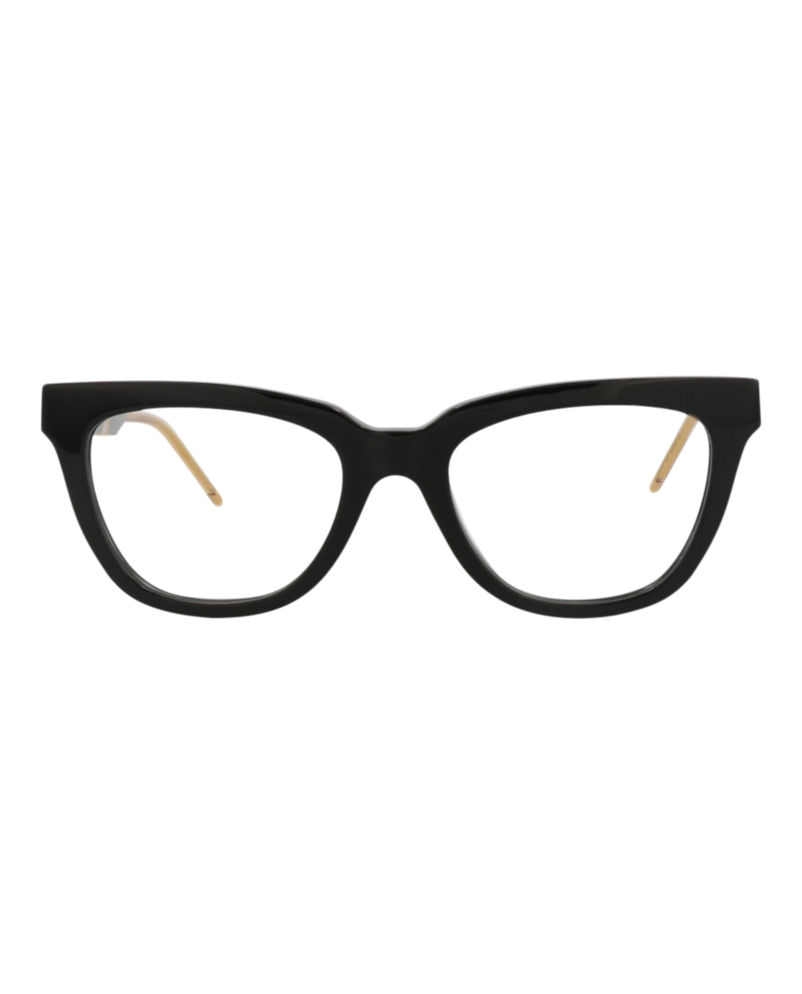 Gucci Womens Cat Eye Black Black Transparent Fashion Designer Eyewear