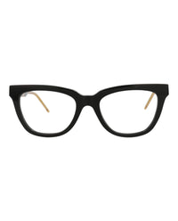 Gucci Womens Cat Eye Black Black Transparent Fashion Designer Eyewear
