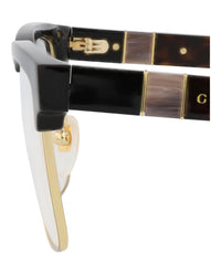 Gucci Mens Square/Rectangle Black Black Transparent Fashion Designer Eyewear