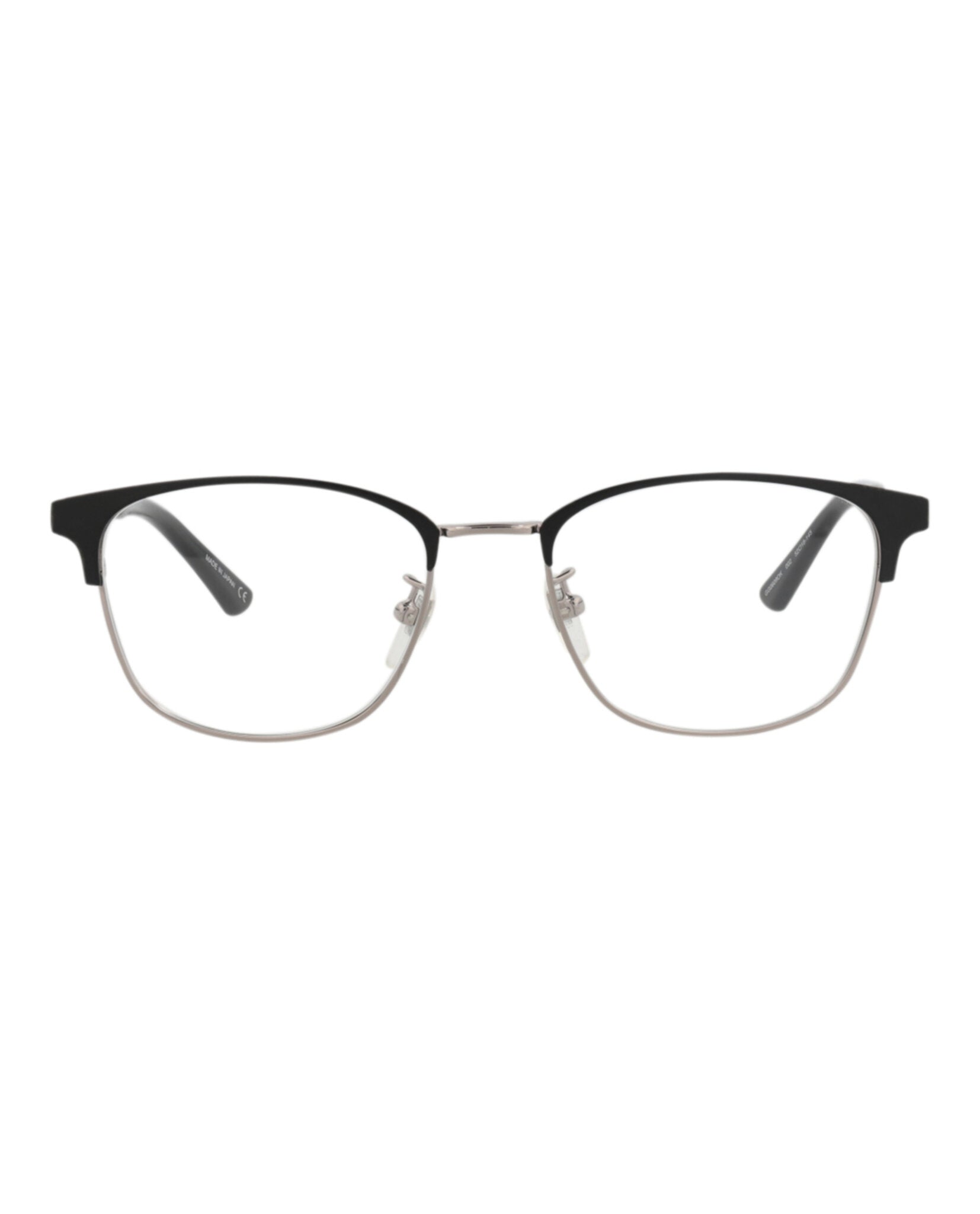 Gucci Gucci Mens Square/Rectangle Black Ruthenium Transparent Fashion Designer Eyewear
