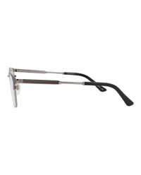 Gucci Gucci Mens Square/Rectangle Black Ruthenium Transparent Fashion Designer Eyewear