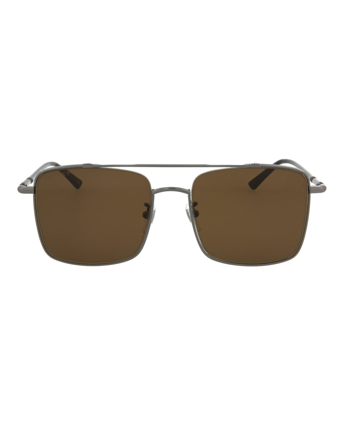 Gucci Gucci Mens Aviator Ruthenium Havana Brown Fashion Designer Eyewear