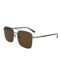 Gucci Gucci Mens Aviator Ruthenium Havana Brown Fashion Designer Eyewear