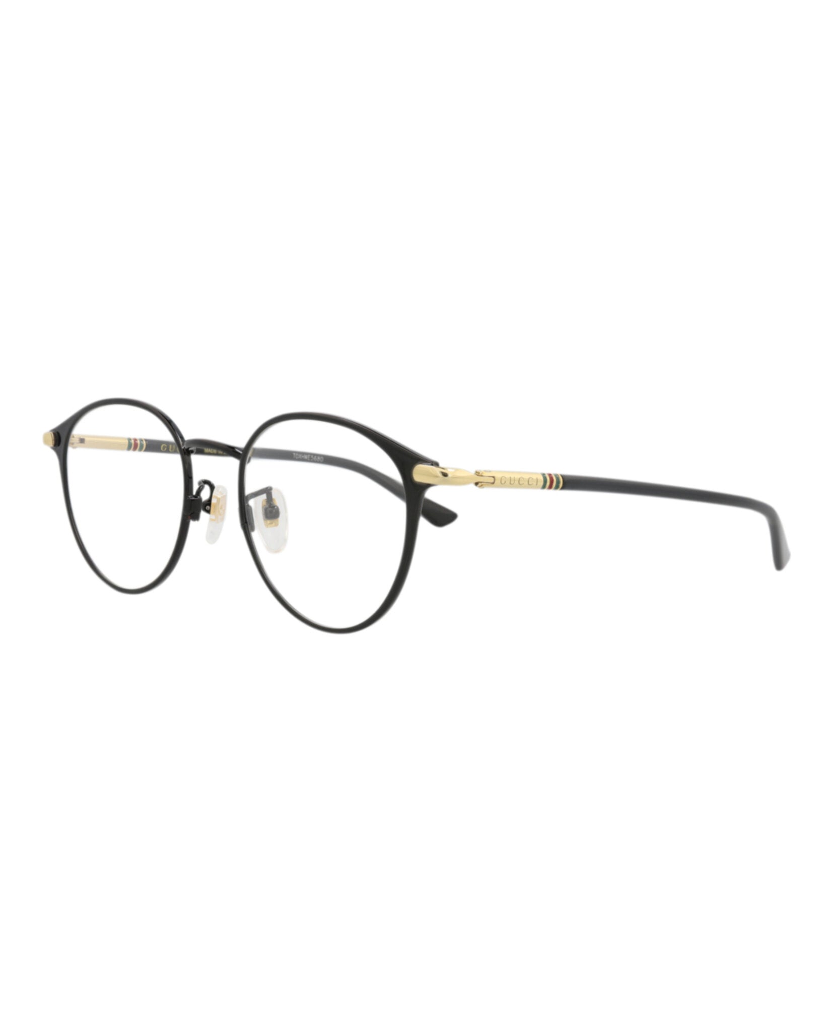 Gucci Gucci Womens Round/Oval Black Black Transparent Fashion Designer Eyewear